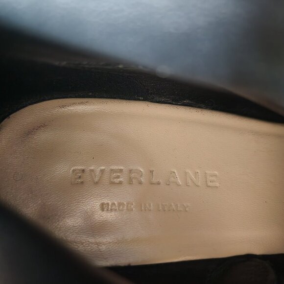 Everlane The Day Black Italian Soft Leather Ankle Boot Womens Size 7.5 - Picture 12 of 14